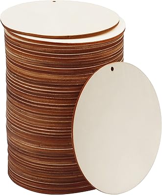 Round circles in raw wooden Curtzy with holes (50 pieces) -.. Everything you want, delivered fast — DIAYTAR Nigeria does it better.