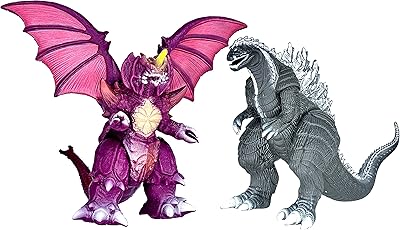 Toecare Lot of 2 flexible vinyl figurines Godzilla Ultima against destroya singular point against destroyia, series of action films of the king of monsters, bag of transport.. DIAYTAR NIGERIA: Where countless products meet affordable prices and reliable nationwide shipping.