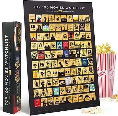 100 Official IMDB films - Premium scratch poster with professional illustrations.. From household needs to gadgets, DIAYTAR Nigeria has it all.