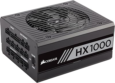 Corsair HX Series, HX1000, 1000 W, fully modular power supply, 80+ Platinum certified, CP-9020139-NA.. Get top brands at bottom prices, only on DIAYTAR Nigeria.