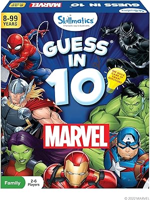 Skillmatix Marvel card game Guess 10 gifts for 8 years and over.. DIAYTAR NIGERIA: Where affordability meets reliability with thousands of products delivered promptly.