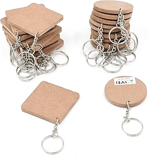 DIY MDF keychain-Square shape and round panel for art.. Discover why millions choose DIAYTAR for affordable online shopping with delivery in just 5-8 days.