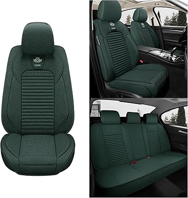 LIMOS Full set of Car Spring and summer car seat covers, car pillow for SUV and van, car interior accessories (green).. DIAYTAR NIGERIA brings quality products to every corner of Nigeria at prices everyone can afford.