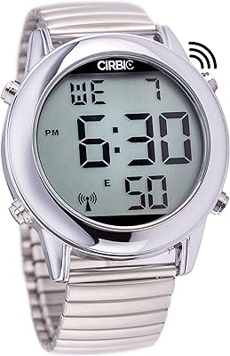 Large transparent digital watch Serpic with English voice for the blind, visually impaired and the elderly. (money), money.. DIAYTAR NIGERIA delivers happiness in 5-8 days with our affordable and diverse product range.