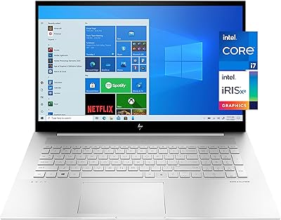 Last HP EVY laptop with FHD IPS touch screen 17.3 inch i7-1165g7, 32 GB of RAM, 512 go accessory port.. Need something fast? Order it now from DIAYTAR Nigeria.