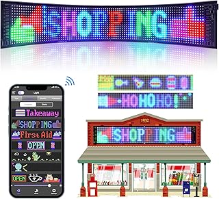 Programmable LED sign, Flexible digital display panel, APP Control LED Matrix Matrix Panel, DIY Personalized Text Animation for Store, Car, Bar, Hotel.. Shop anytime, receive on time — only with DIAYTAR Nigeria.