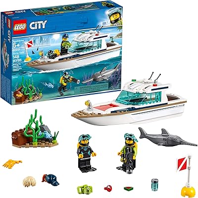 Lego City Great Fables 60221 Kit for the construction of a diving yacht (148 pieces).. Experience the convenience of one-stop shopping with DIAYTAR NIGERIA's diverse and affordable marketplace.
