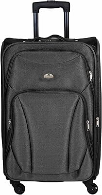 Set of luggage with flexible cockroaches day - Light light luggage with 4 wheels - luggage on flexible side wheels, black, 32 inch (81 cm).. Experience the convenience of boundless shopping with DIAYTAR NIGERIA's affordable platform and quick shipping.