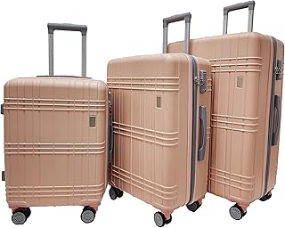 Set of luggage with double rollers in Polypropylene Extensible Light Harad Shell 3 Pieces (20/25/28), fishing, 20/25/29 inch, rigid, extensible shell, with 4 double wheels.. DIAYTAR NIGERIA: Bringing affordable shopping solutions with a diverse product catalog delivered nationwide.