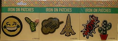 '' Emoji qui rit, Paris, Cactus \ "Lot of medley heat patchs - 6 pieces.. DIAYTAR NIGERIA makes every shopping desire a reality with affordable prices and delivery in 5-8 days.
