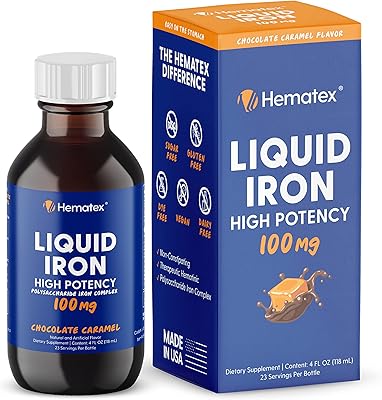 Hematix liquid iron supplements for adults from Lorenz Pharmaceuticals - Supplement of complex iron polysaccharide 100 mg for anemia and iron deficiency (chocolate -caramel flavor).. DIAYTAR NIGERIA: Where every shopping need is met with affordable prices and timely delivery.