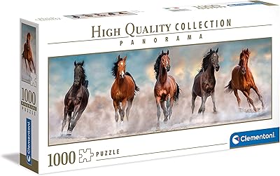Puzzle Clementoni Horses for children and adults from the collection 39607 - 1000 pieces, from 10 years old, multicolored, 40 x 21 x 6 cm.. Nigeria's favorite online shopping platform, DIAYTAR offers unbeatable prices and delivery within a week.
