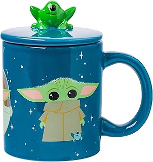 Ceramic cup Silver Buffalo Star Wars the Mandalorian Grogu with frog -shaped cover.. Tired of overpriced goods and slow delivery? DIAYTAR Nigeria brings affordability and speed together with a wide selection of products.