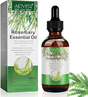Rosemary oil (2 fl oz), rosemary oil for hair growth, pure organic rosemary oil for dry and damaged hair and growth, scalp oil and skin care.. Your ideal shopping companion, DIAYTAR NIGERIA offers unmatched variety with delivery within a week.