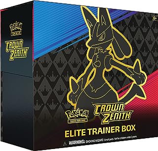 Pokemon TCG: Crown Zenith Elite training box (10 luxury boosters and accessories).. Forget the long lines — DIAYTAR Nigeria is always open for shopping.