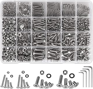 Kit matched with hexagonal flat head bolts K-cooker 1220 pieces M2 M4 M4 M5 M5, Bolts, nuts and bolts, metric steel bolts + 4 hexagonal keys.. Shop across categories with ease at DIAYTAR NIGERIA, delivering affordability within the week.