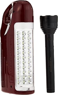 Rechargeable LED Relief Lantern 2 in 1 Olsrinmark with flashlight, burgundy/black.. Shop smart, shop DIAYTAR - Nigeria's most affordable e-commerce platform with nationwide delivery.