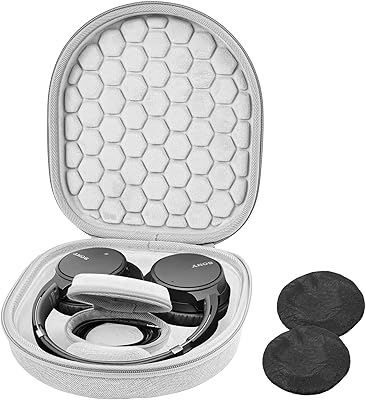 Rigid Case Procase For Wireless Headset with noise reduction Sony Wh1000xm5 / Wh1000xm4 / Whxb910n / Whch710n / Whxb900n / Bose 700 / QC35 II with 2 -dossil cache - Gray.. DIAYTAR Nigeria offers great deals, a huge product variety, and delivery in under a week.