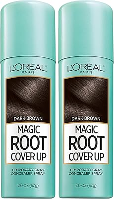 L'Oréal Paris Root Cover Up Gray Spray temporary concealer, dark brown, 59 ml (package of 2) (the packaging can vary).. Shop with ease at DIAYTAR NIGERIA and enjoy our extensive product range delivered at affordable rates.