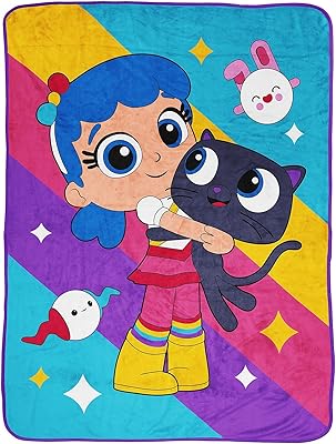 Jay Franco True sofa cover and the Rainbow Best Friends Rainbow Kingdom - 46 x 60 inches, children's beds - Super sweet fleece resistant.. DIAYTAR NIGERIA makes quality accessible with our affordable prices and dependable delivery service.