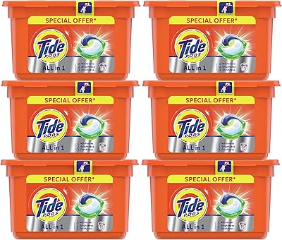 Tide Capsules all in 1, original scent of wow, 6 x 15 pieces.. Affordable choices, delivered fast — that's the DIAYTAR Nigeria promise.