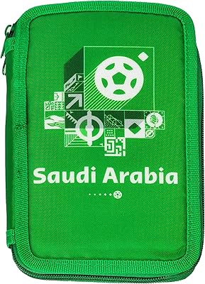 FIFA 2022 Country Double Decker with stationery supplies - Saudi Arabia.. DIAYTAR NIGERIA connects your desires with reality through our affordable e-commerce platform and quick delivery.