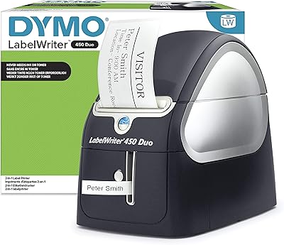 Printer of Direct thermal Labelwriter Dymo 450 thermal labels, rapid printing of labels, barcodes and more for LW labels and D1 plastic labels.. Get unbeatable value on every order with DIAYTAR Nigeria.