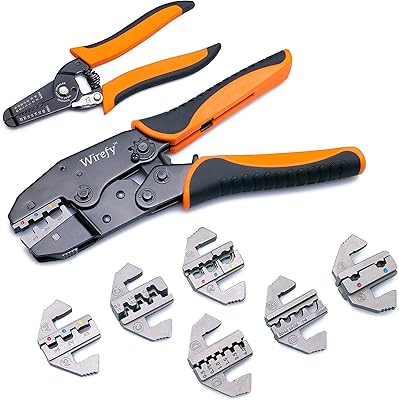 Werfy 8 -piece setting tool set - Wire setting - Thermorettable, non -isolated, open cylinder, flag, ring connectors.. DIAYTAR NIGERIA: Where every shopping need is met with affordable prices and reliable 5-8 day delivery.