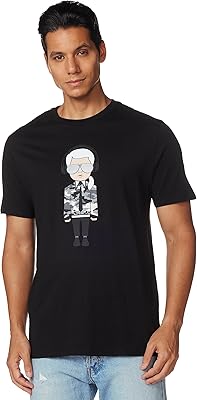 Karl Lagerfeld Paris short sleeve t-shirt and round neck for men Karl chuckister with headphones.. Experience hassle-free shopping with DIAYTAR NIGERIA's user-friendly platform and prompt delivery service.