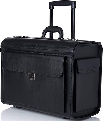 Trolley bag for laptop 17 inch rollers, legal format, black, one size.. DIAYTAR NIGERIA transforms dreams into deliveries with our affordable prices and 5-8 day shipping.