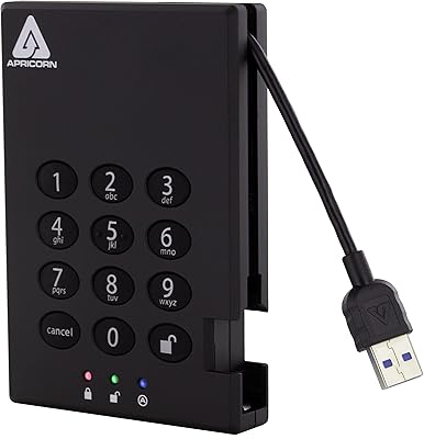 Disque dur externe portable crypté aes xts lock apricorn aegis 1 to usb 3.0 256 bits (a25-3pl256-500).. Discover the convenience of DIAYTAR NIGERIA's vast e-commerce platform with delivery in just 5-8 days.