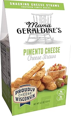Mama Geraldine pimento cheese straws, 4.5 ounce box, 1 packet.. Shop smarter with DIAYTAR Nigeria — from household essentials to electronics, we have everything you need. Plus, our delivery is fast, secure, and arrives between 5 and 8 days.