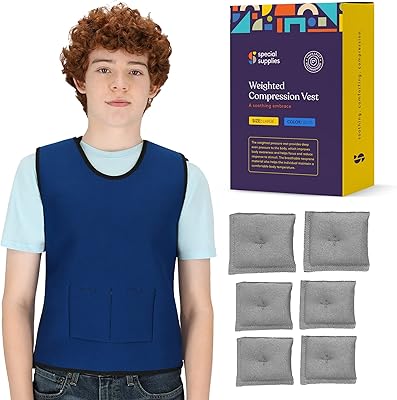 Sensory compression vest for children with ADDDD, ADHD and autism, soothing and comfortable with adjustable weight measurement.. Why shop anywhere else? DIAYTAR Nigeria has it all, at prices you’ll love.