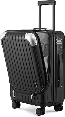 Grace Level 8, black, 20 inch, relaxed and professional baggage.. Find quality and variety without breaking the bank — only on DIAYTAR Nigeria.