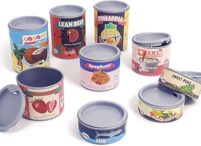Set of play of U-Dream grocery trash cans, children's cooking accessories, children's supermarket toys, 9-room removable covers... Experience the ease of modern shopping with DIAYTAR NIGERIA's comprehensive platform and quick delivery.