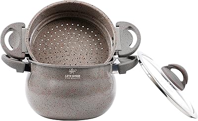 5L couscous lifesmile steam cooker with glass cover.. Shop for everything you need at DIAYTAR NIGERIA, with budget-friendly prices and quick delivery.