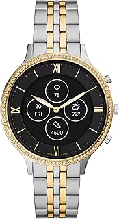 Hybrid Charter Hybrid Watch for Women Fossil with permanent frequency display.. DIAYTAR NIGERIA: Where shopping dreams become reality with affordable prices and prompt shipping.