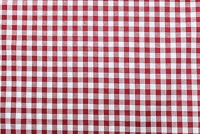 5 -meter Richline fabric pack, 60 "cotton and polyester/1/4", red/white.. DIAYTAR NIGERIA connects your desires with reality through our affordable e-commerce platform and quick delivery.