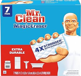 Magic Eraser extra durable cleansing pads with Durafoam, 7 pieces.. DIAYTAR NIGERIA delivers value, variety, and convenience with our nationwide 5-8 day shipping.