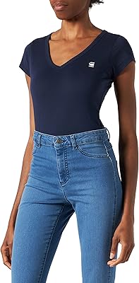 T-shirt adjusted with short sleeves and v ebin collar for women.. DIAYTAR NIGERIA brings the joy of affordable shopping to your fingertips with delivery in less than 8 days.