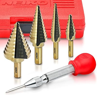NIKO 10169A electric forest game with automatic central drill | 5 pieces, total size 41 SAE, simple tips in high speed titanium steel 1/8.. Unlock access to a wide range of products with DIAYTAR NIGERIA's affordable e-commerce platform.