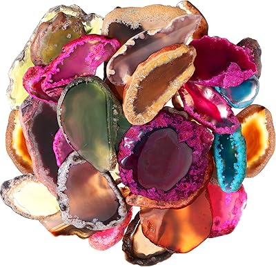 60 pieces of agate light table slices of different sizes and colors, healing crystals, geode stones, colorful agate rock, irregular geode table sets, agate slab cards, jewelry accessory to make yourself.. Discover why millions choose DIAYTAR for affordable online shopping with delivery in just 5-8 days.