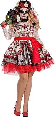 Party King disguise the novia large size for women, white/multicolored, xl.. DIAYTAR NIGERIA: Connecting Nigerians with affordable products through our expansive e-commerce platform.