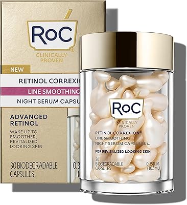 Rock - Smooth night serum capsules Retinol Correxion Line - Daily skin -aged skin care - Firming hydrating - 30 pieces.. DIAYTAR NIGERIA: Where shopping meets satisfaction with affordable prices and prompt delivery services.