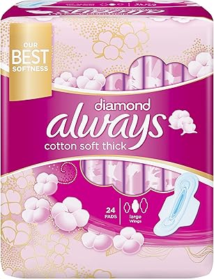 Always Diamond maxi thick large hygienic towels with wings - 24 towels.. DIAYTAR NIGERIA: Where affordability meets variety, with thousands of products delivered in less than 8 days.