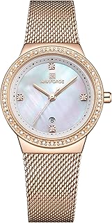 Original naviforce woman watch, rose gold, nf5005, rose gold, adult, elegant.. DIAYTAR NIGERIA makes every purchase count with our affordable prices and reliable 5-8 day shipping.
