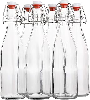 Ayl Swing Top Ayl Swing Glass Brew Bottle with drinking plug, oil, vinegar, kombucha, water, soda, hermetic lid and transparent anti-finish cover (6).. Experience shopping freedom with DIAYTAR NIGERIA's vast catalog and nationwide 5-8 day shipping.