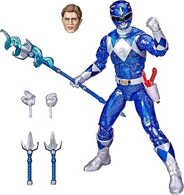 Power Rangers Lightning Collection Figurine Collection Mighty Metallic Blue Metall.. DIAYTAR NIGERIA: Where every purchase is affordable and delivery is always within a week.