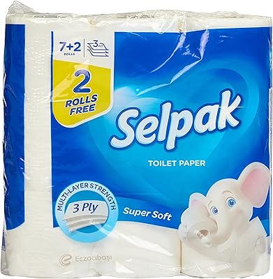 Ordinary hygienic paper, 7 rollers + 2 free Selpak additional rollers.. Shop the smart way with DIAYTAR Nigeria — fast delivery, affordable everything.