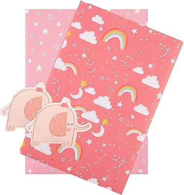 Hallmark New Baby Elephant Pattern Gifts and Package Cards.. Experience the ease of digital shopping with DIAYTAR NIGERIA's affordable and diverse marketplace.